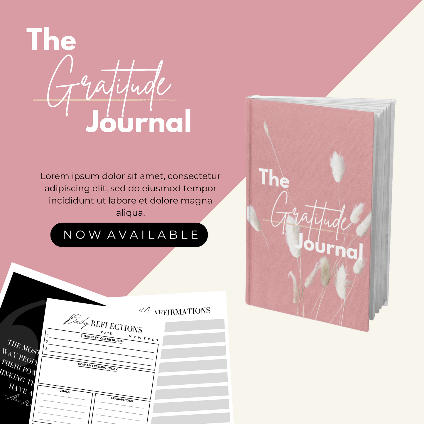 The Gratitude Journal (KDP compatible + free course)