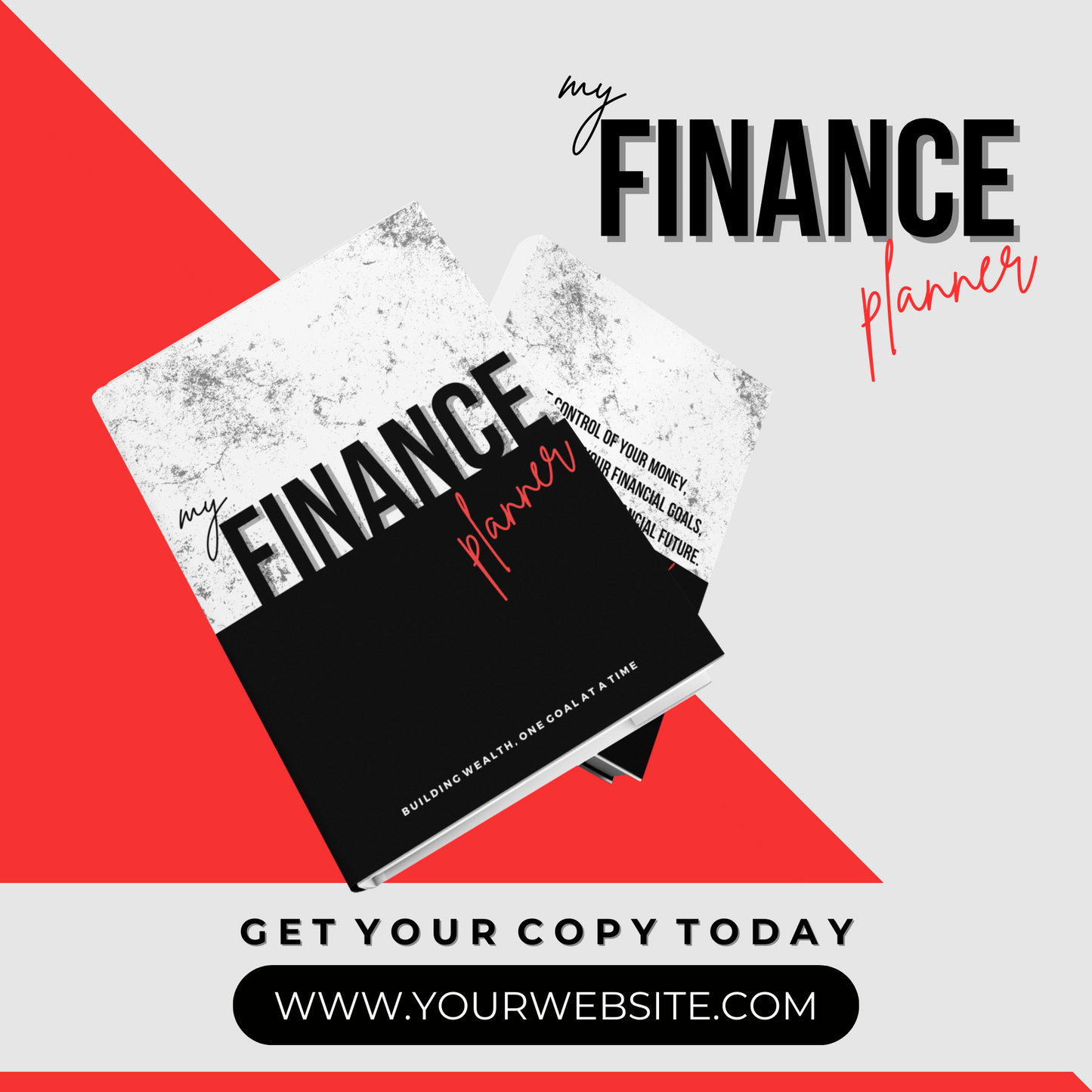 My Finance Planner (KDP compatible + free course)