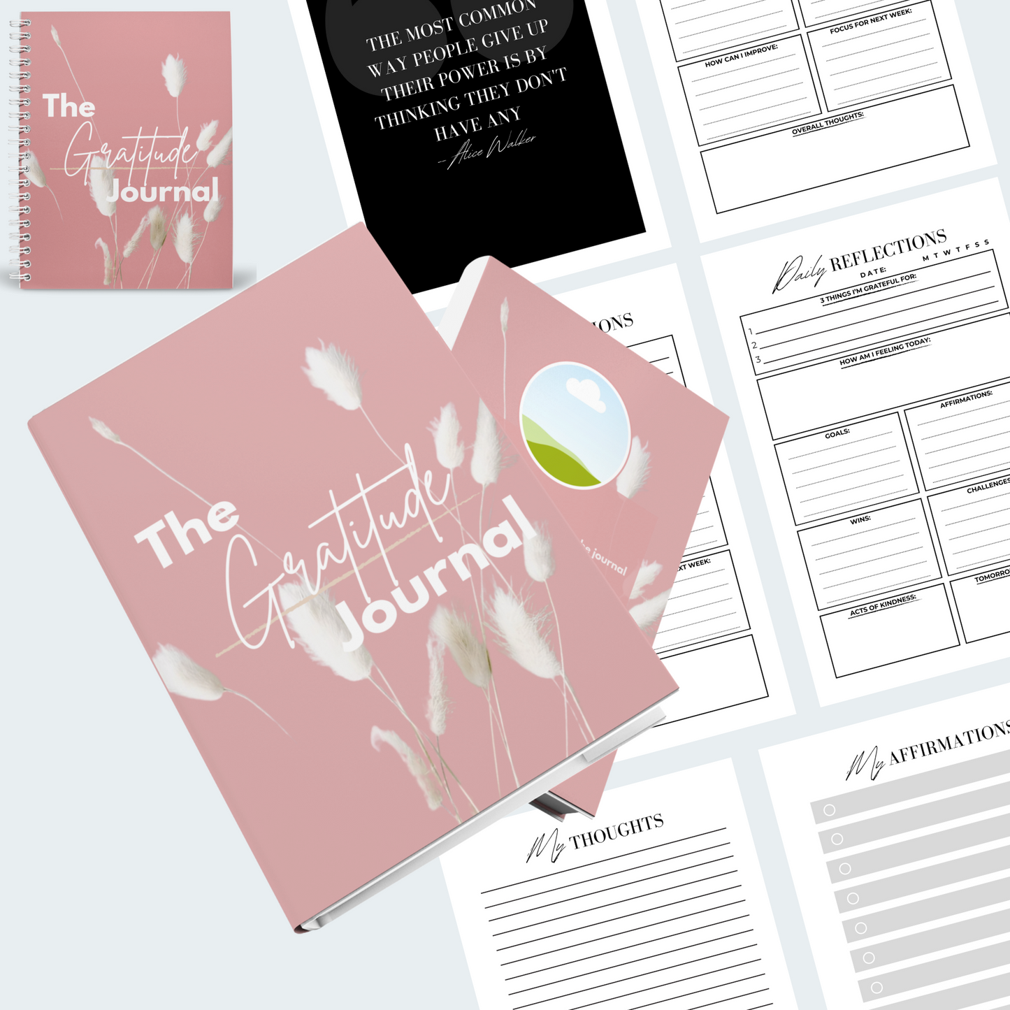 The Gratitude Journal (KDP compatible + free course)