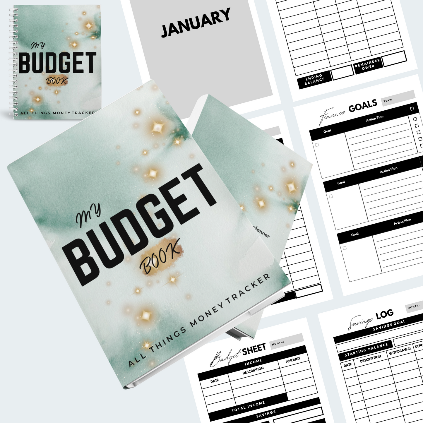 My Budget Book Planner (KDP compatible + free course)