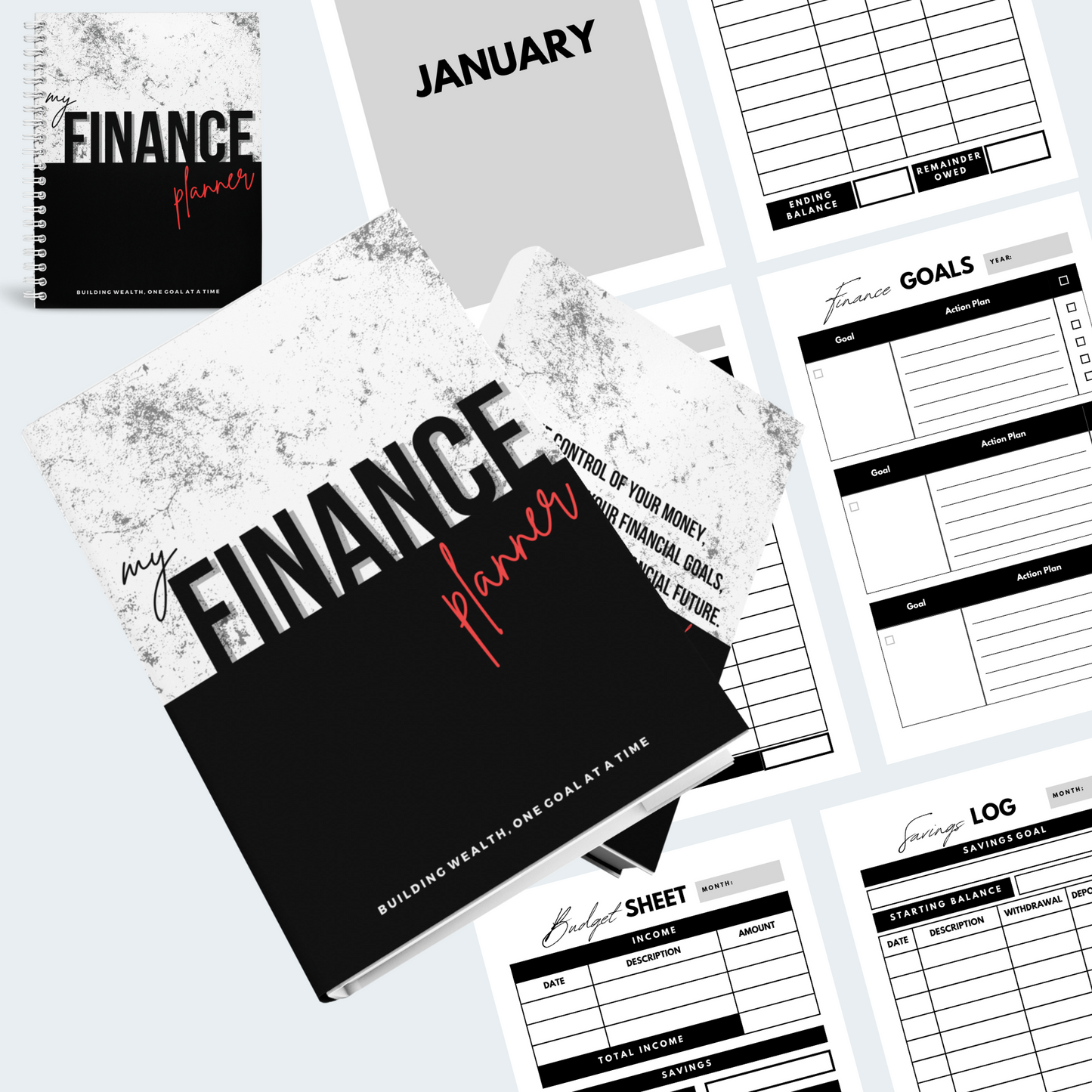 My Finance Planner (KDP compatible + free course)
