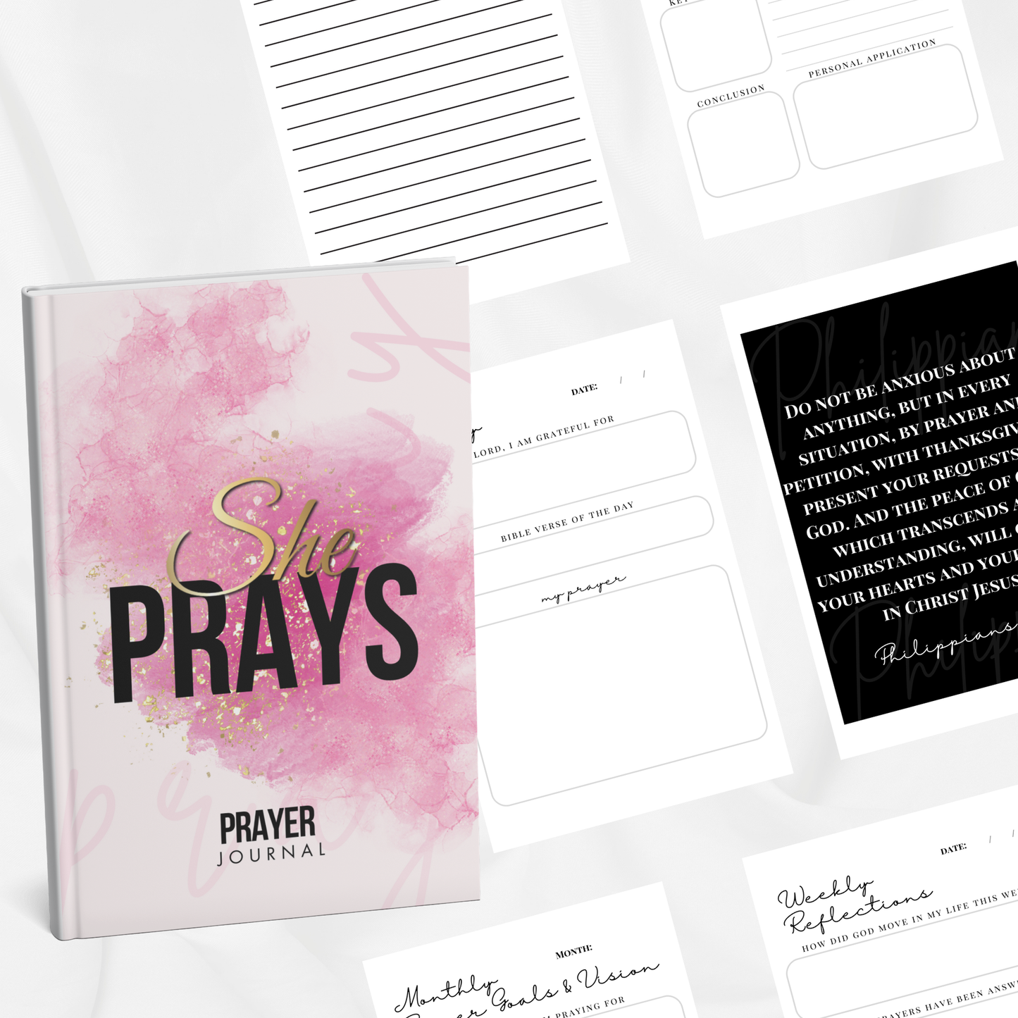 She Prays Prayer Journal Template + Free Video Course