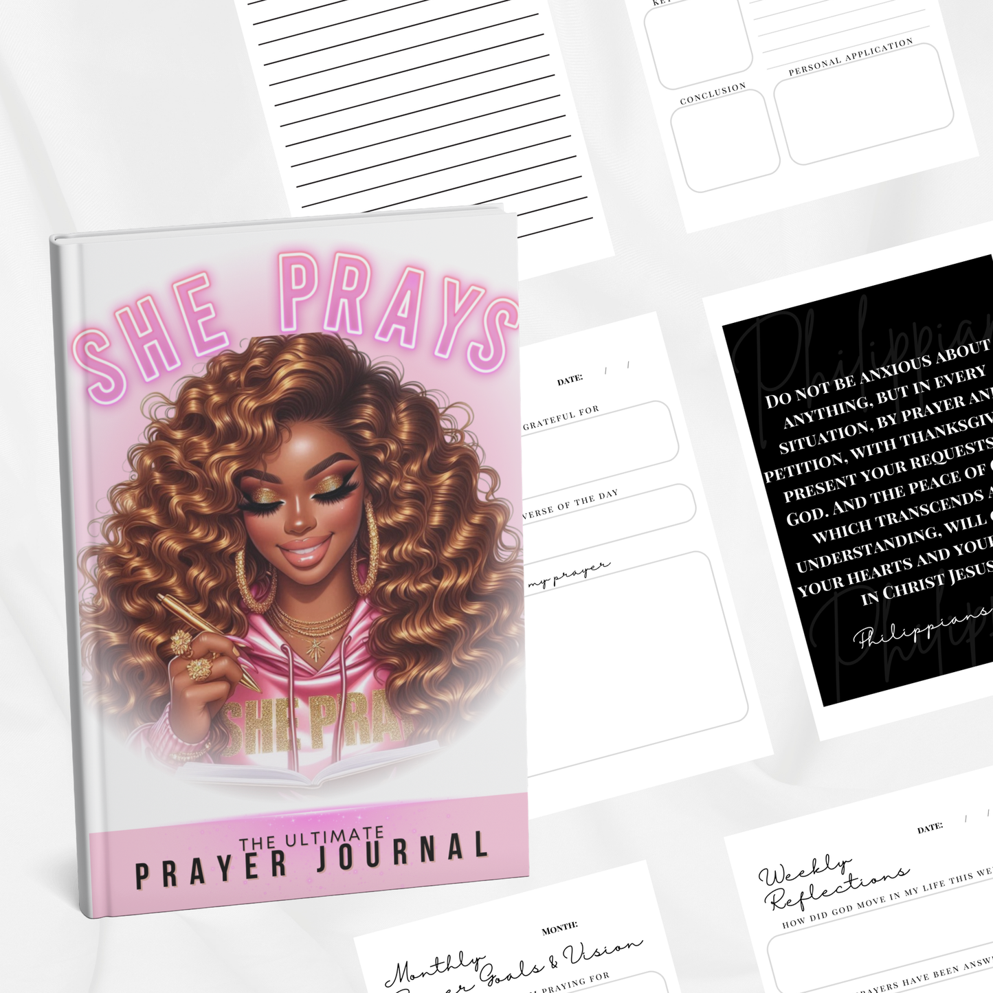 She Prays Prayer Journal Template + Free Video Course