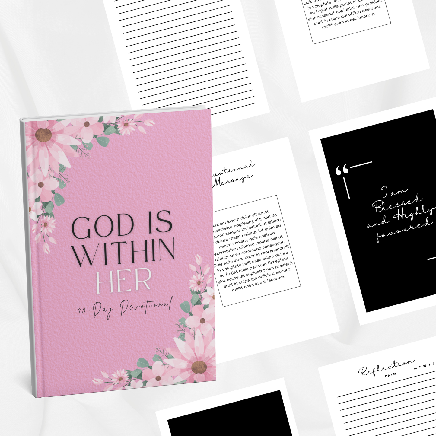 God Is Within Her Devotional Journal (KDP compatible + free course)
