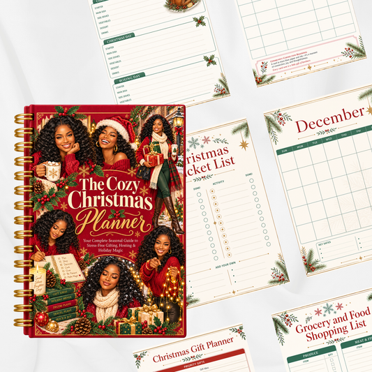 The Cozy Christmas Planner (Ready-to-Sell Template) A Complete Christmas Planning System for Gifts, Hosting & Holiday Magic