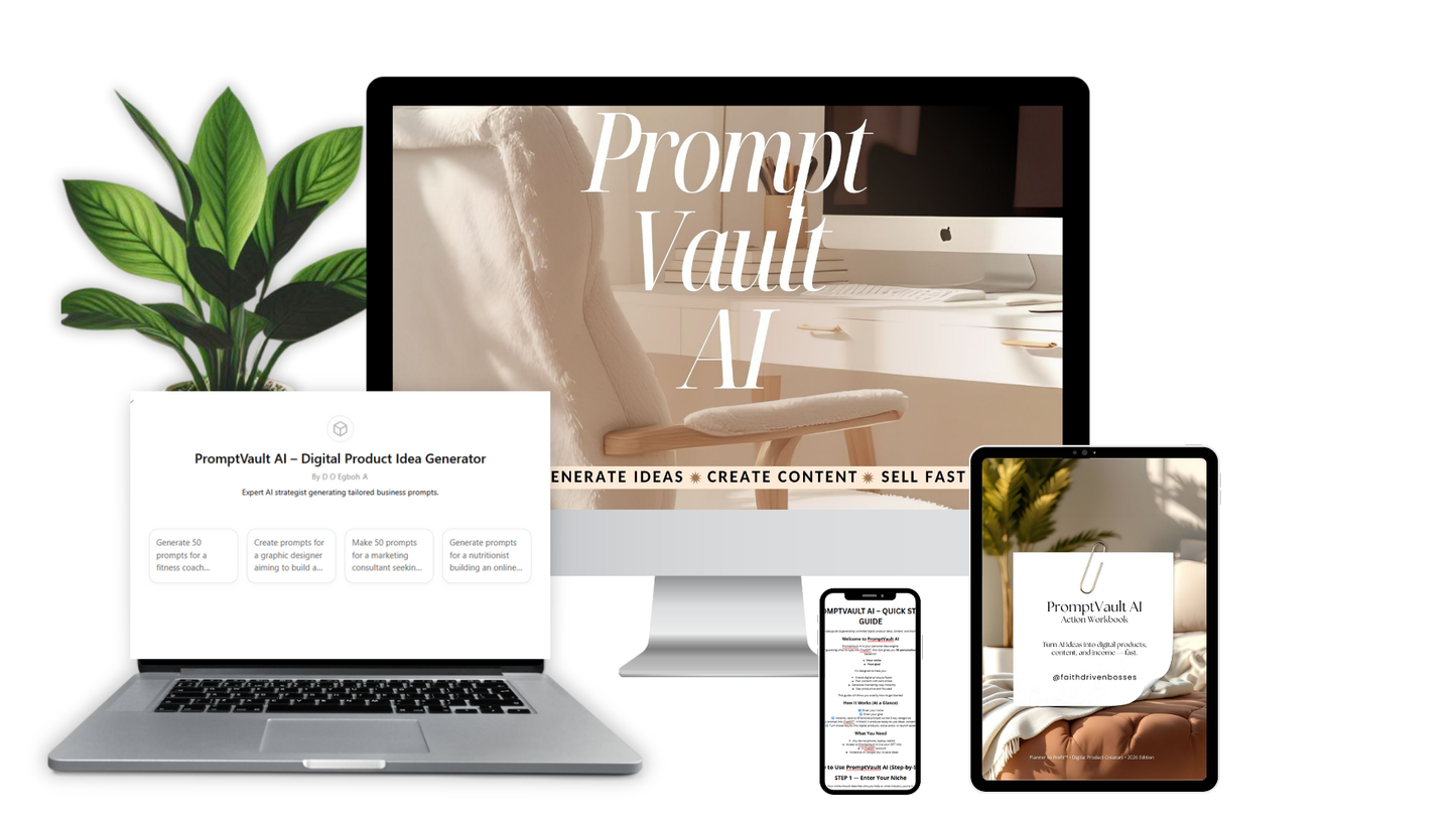 PROMPT VAULT AI – DIGITAL PRODUCT GENERATOR