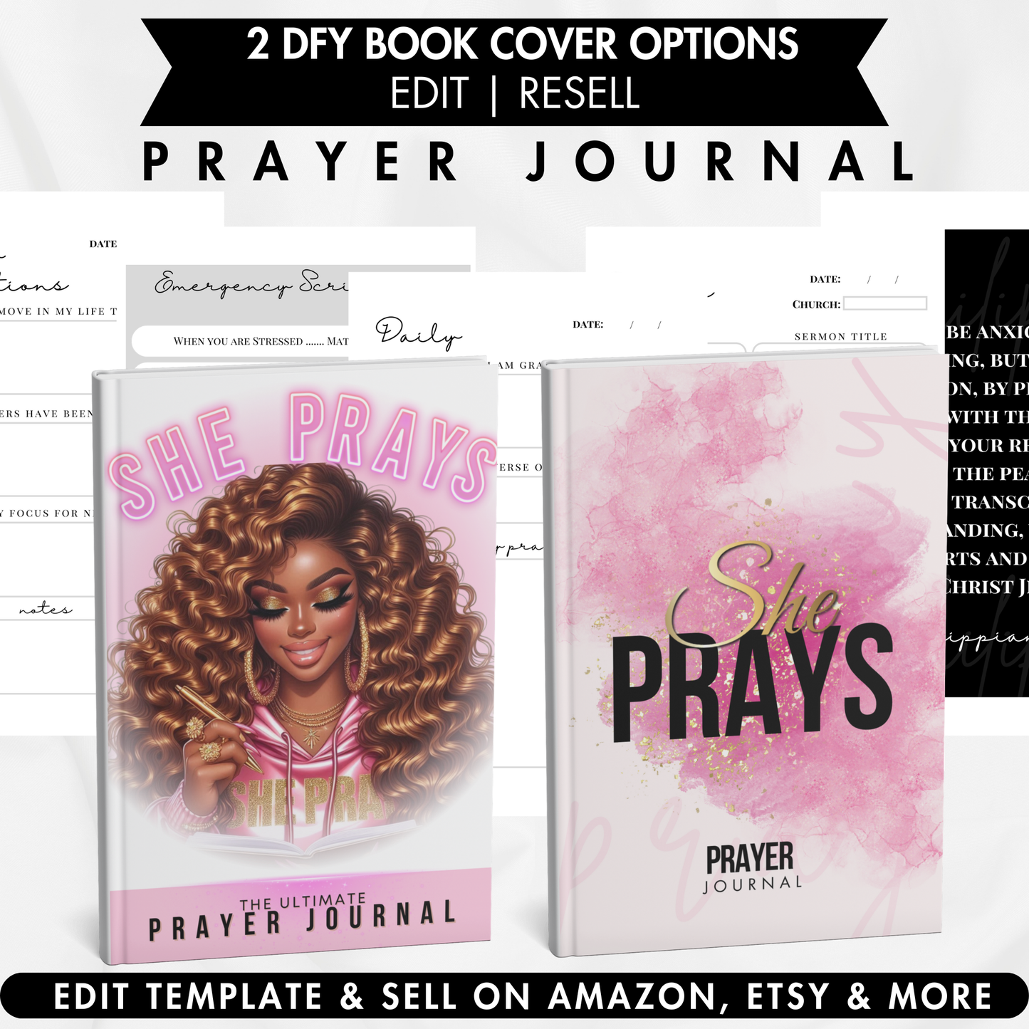 She Prays Prayer Journal Template + Free Video Course