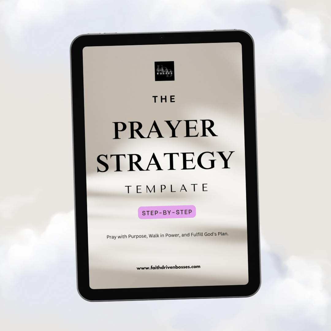 The Prayer Strategy Template (Free Download)