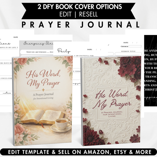 His Word, My Prayer: Prayer Journal Template + Free Video Course