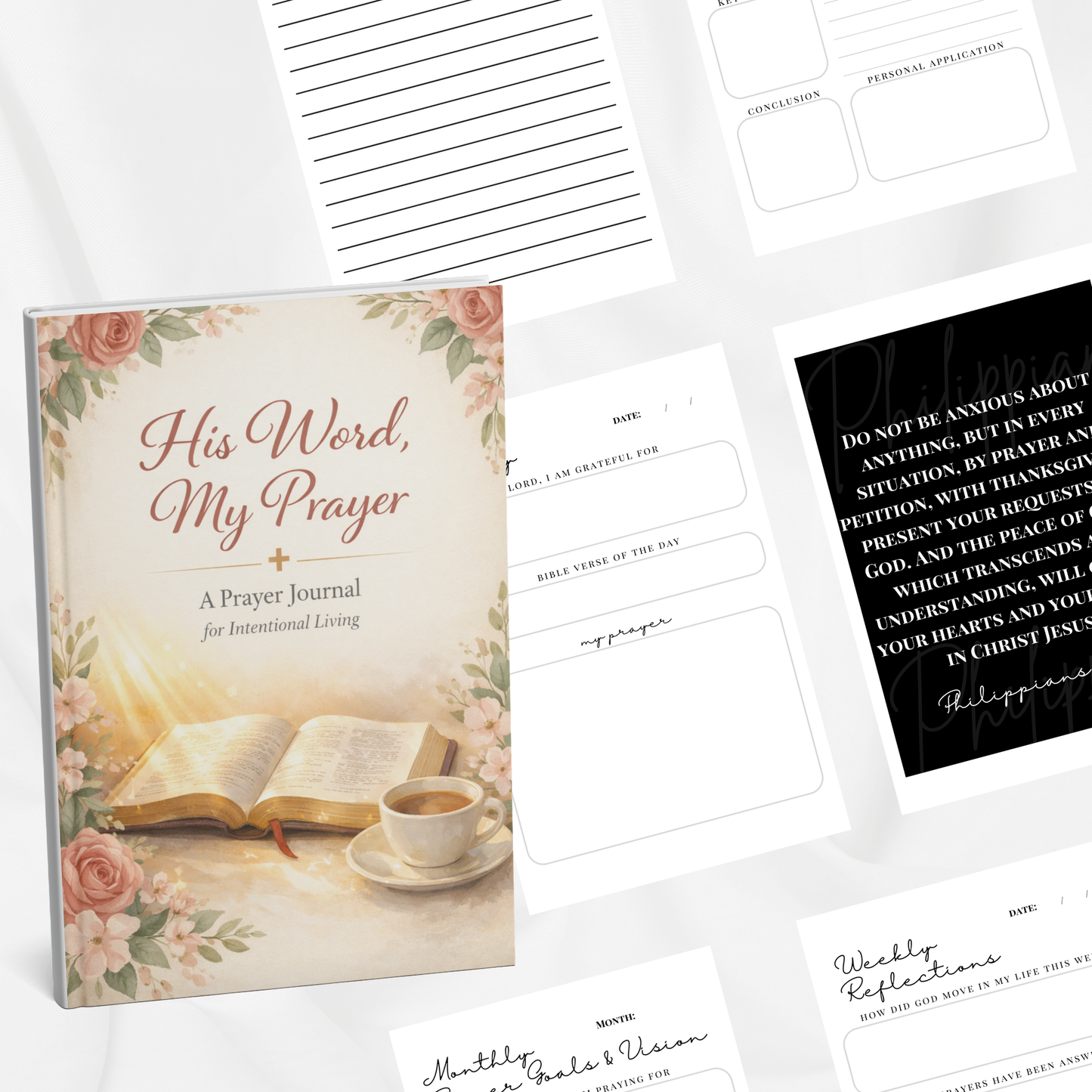 His Word, My Prayer: Prayer Journal Template + Free Video Course