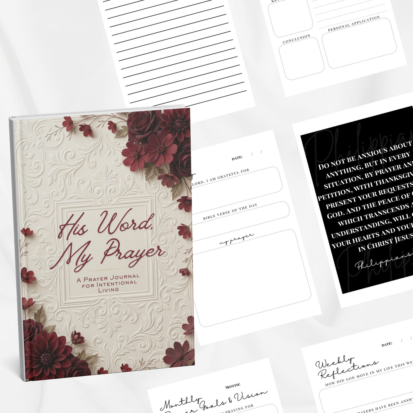 His Word, My Prayer: Prayer Journal Template + Free Video Course