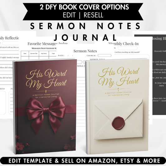 His Word, My Heart: Sermon Notes Template + Free Video Course