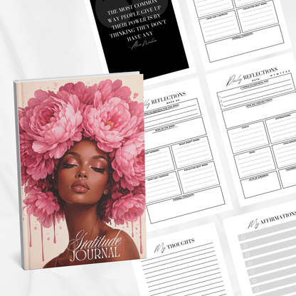 Gratitude Journal (Set 1) (KDP compatible + free course)