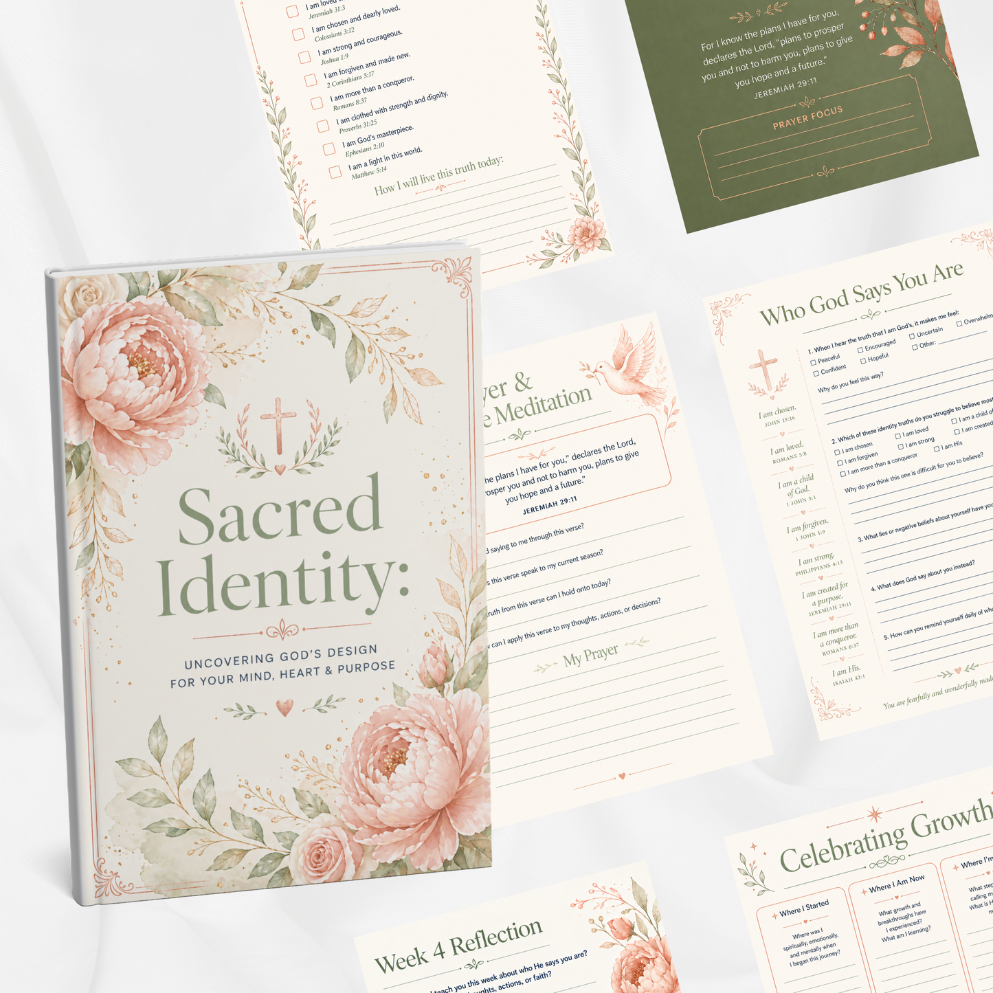 Sacred Identity: Uncovering God’s Design for Your Mind, Heart & Purpose Self-Discovery Journal
