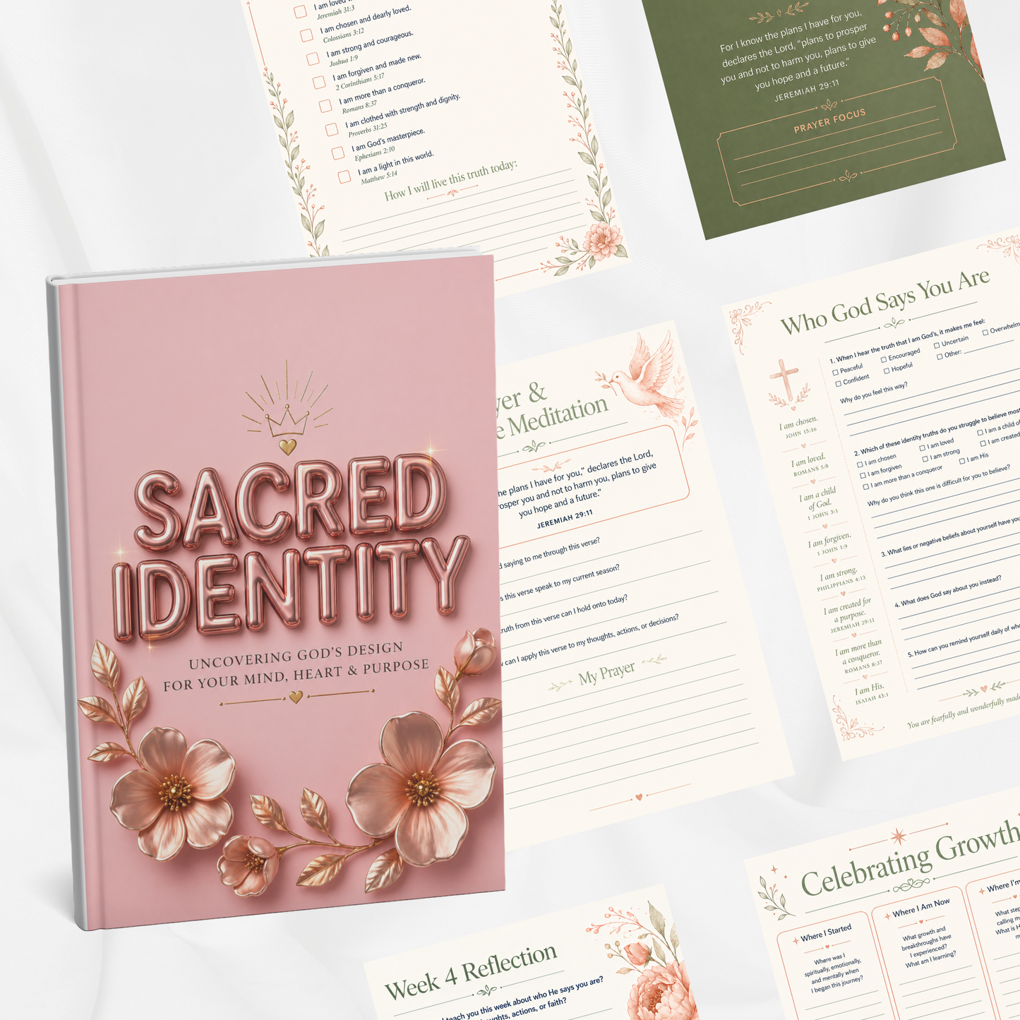 Sacred Identity: Uncovering God’s Design for Your Mind, Heart & Purpose Self-Discovery Journal
