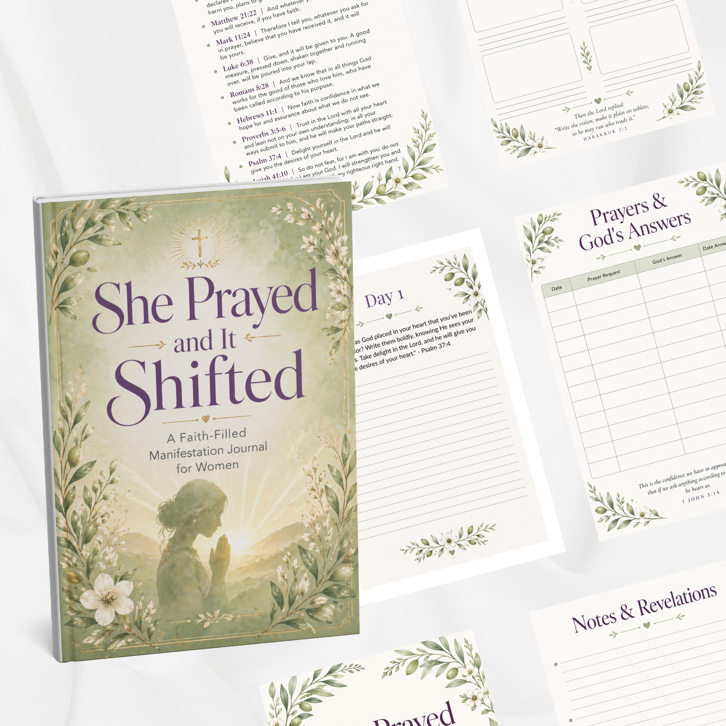 She Prayed and It Shifted: A Faith-Filled Manifestation Journal for Women