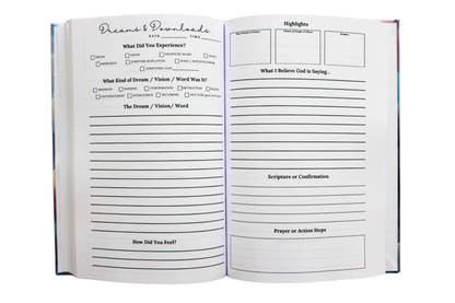 When God Speaks: A Journal for Dreams, Prompts and Prophetic Words