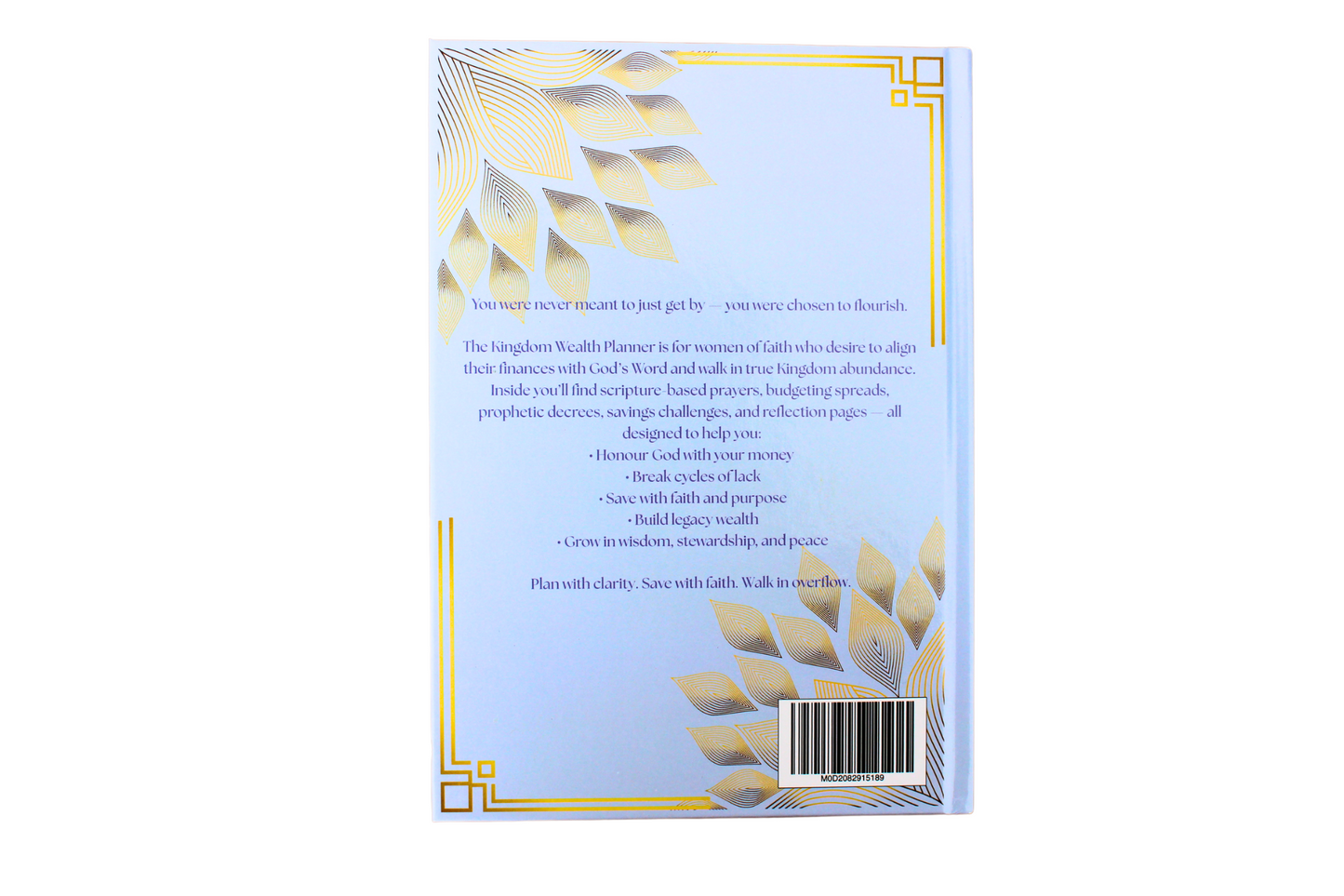 Kingdom Wealth Planner: Steward Money Well, Save Boldly and Walk in Overflow