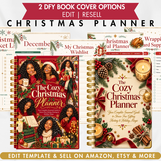 The Cozy Christmas Planner (Ready-to-Sell Template) A Complete Christmas Planning System for Gifts, Hosting & Holiday Magic