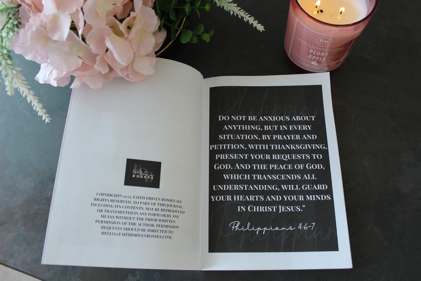 Anchored in Christ Prayer Journal for Women of Faith