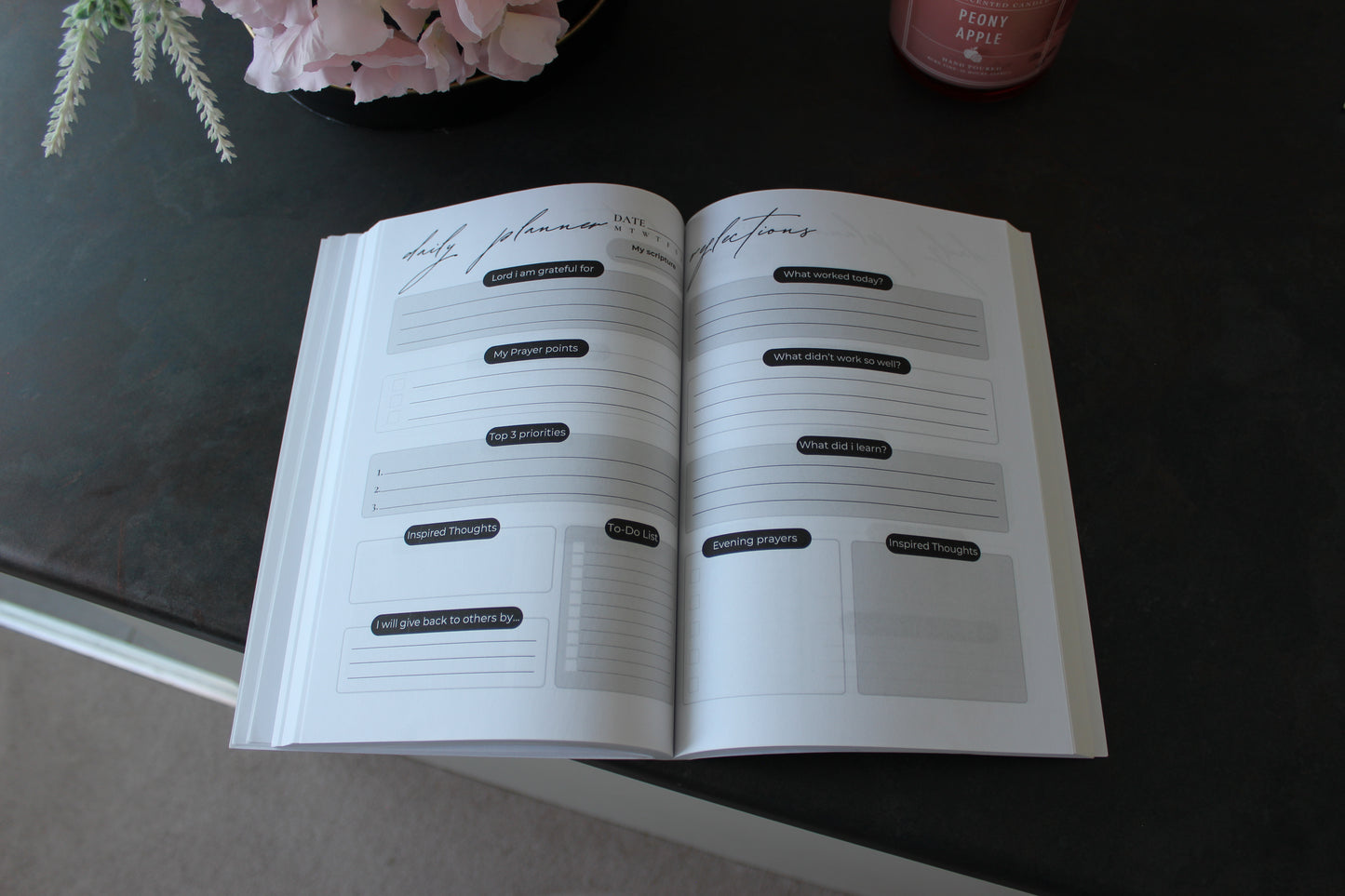 The Prayer Journal + Planner: Undated 90-Day Planner For The Purpose Driven Believer