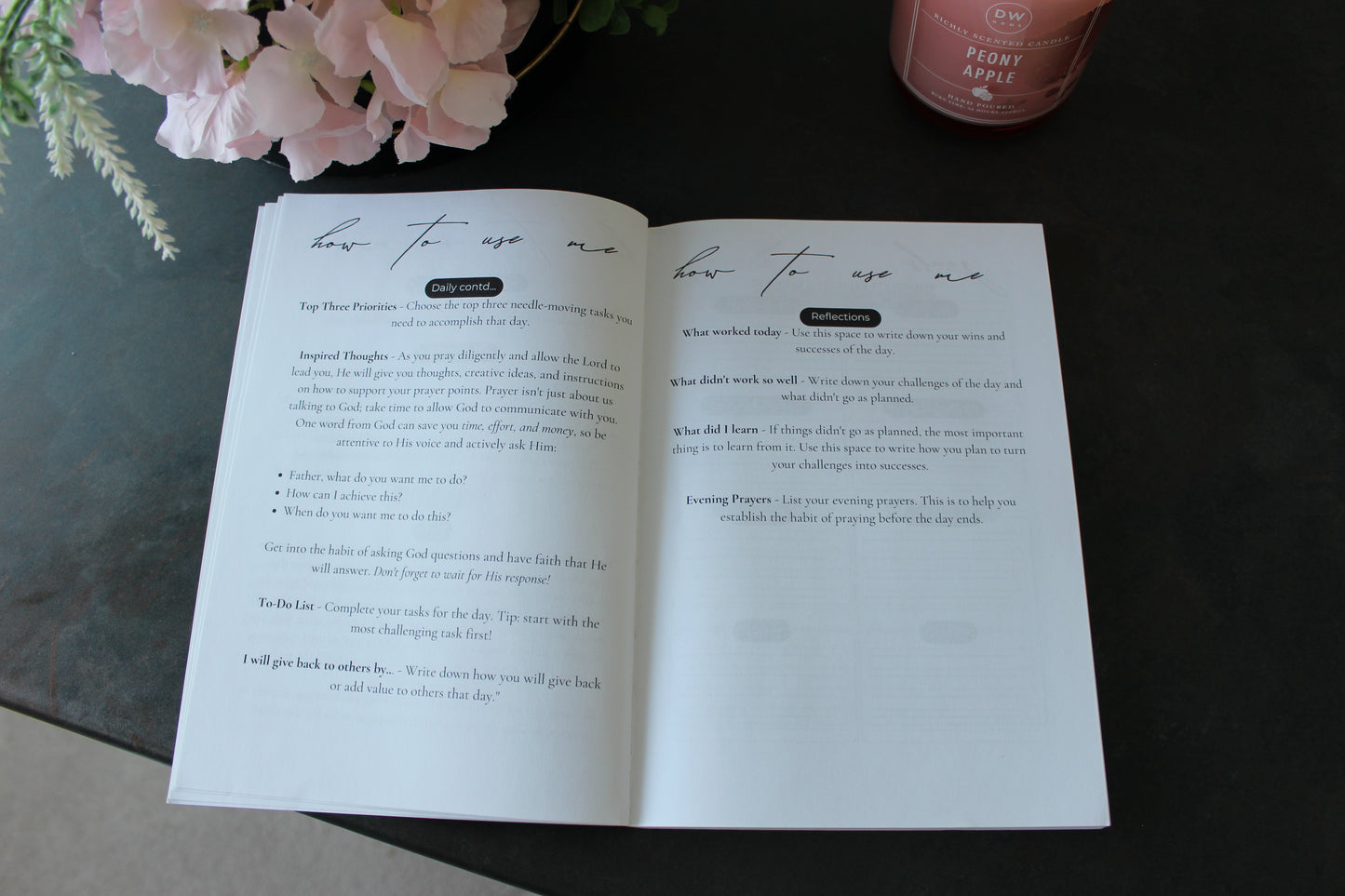 The Prayer Journal + Planner: Undated 90-Day Planner For The Purpose Driven Believer