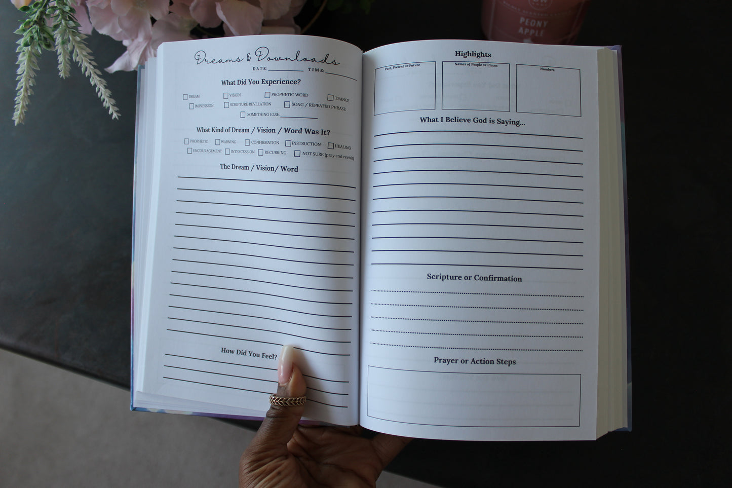 When God Speaks: A Journal for Dreams, Prompts and Prophetic Words